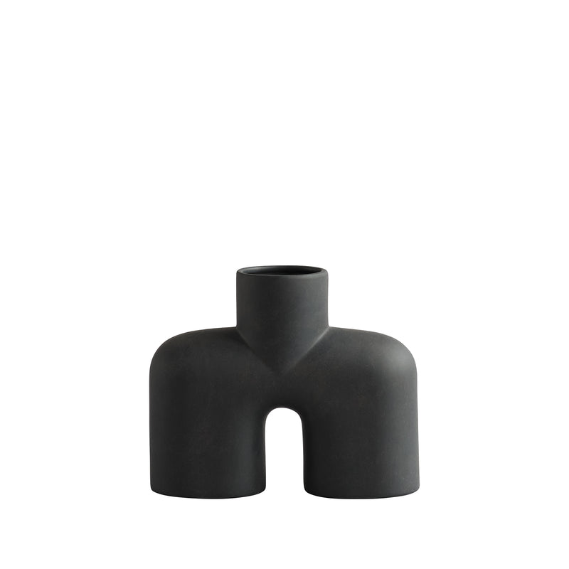 101 Copenhagen - Cobra Vase | medium / coffee/dunkelbraun