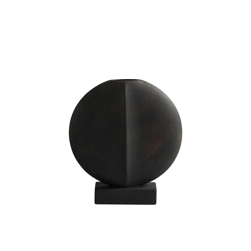 101 Copenhagen - Guggenheim Vase Mini | coffee/dunkelbraun