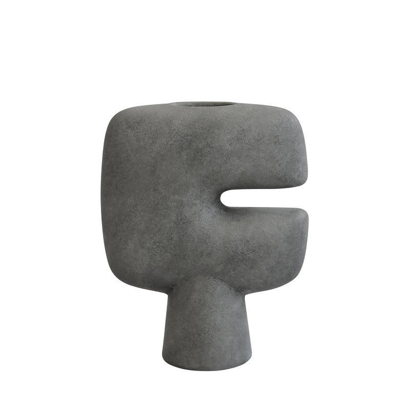 101 Copenhagen - Tribal Vase | Mini / dunkelgrau