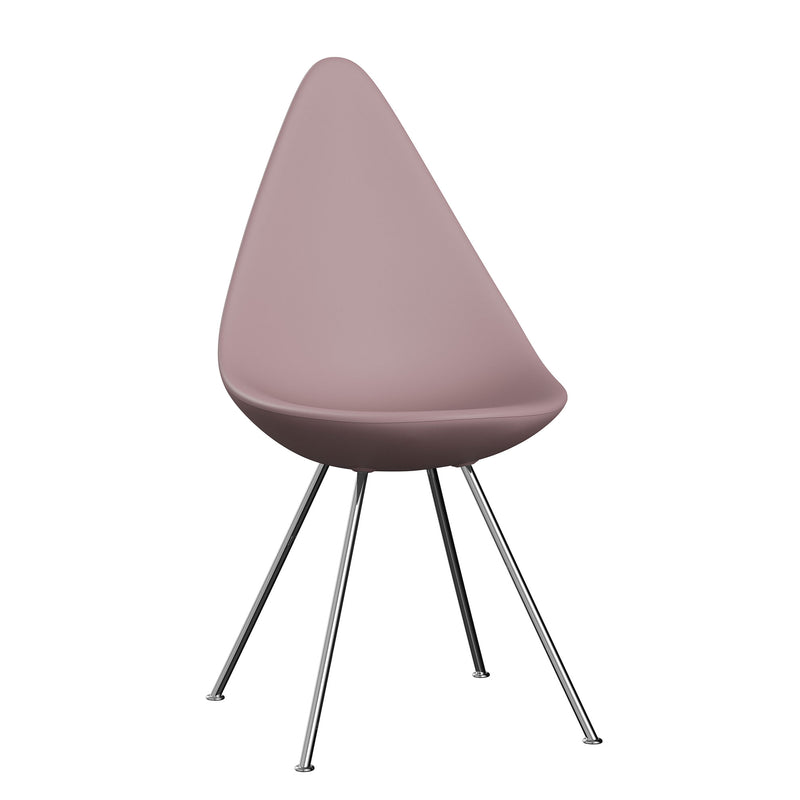 Fritz Hansen - Drop Stuhl | Chrom/pale rose