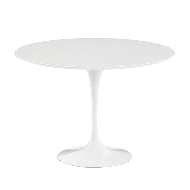 Knoll - Saarinen Tulip Esstisch | Laminat weiß / Ø 91 cm
