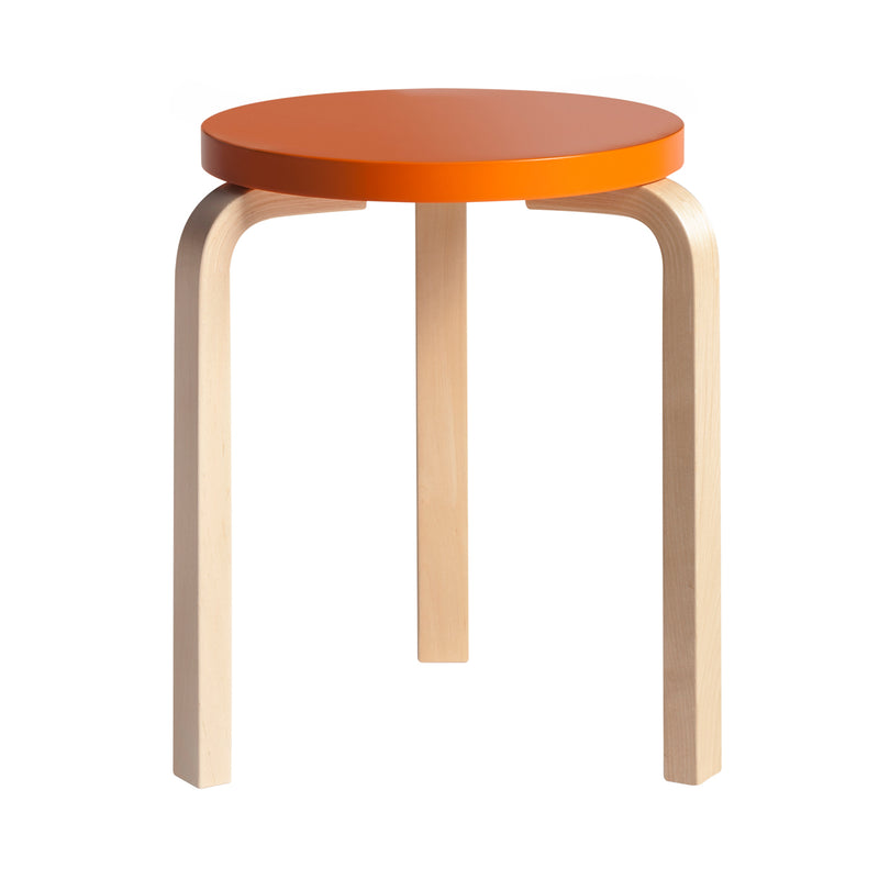Artek - Hocker 60 | orange lackiert