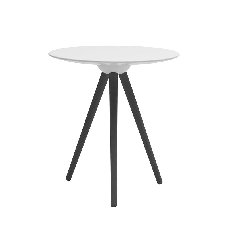 Softline - Circoe Beistelltisch | schwarz/weiß lackiert