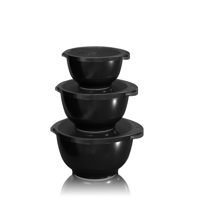Rosti - Margrethe Rührschüssel-Set | 6er Set / 0,25 l - 0,75 l / schwarz