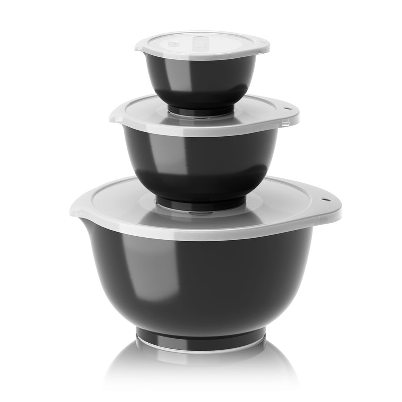 Rosti - Margrethe Rührschüssel-Set | 6er Set / 0,25 l - 3 l / carbon black