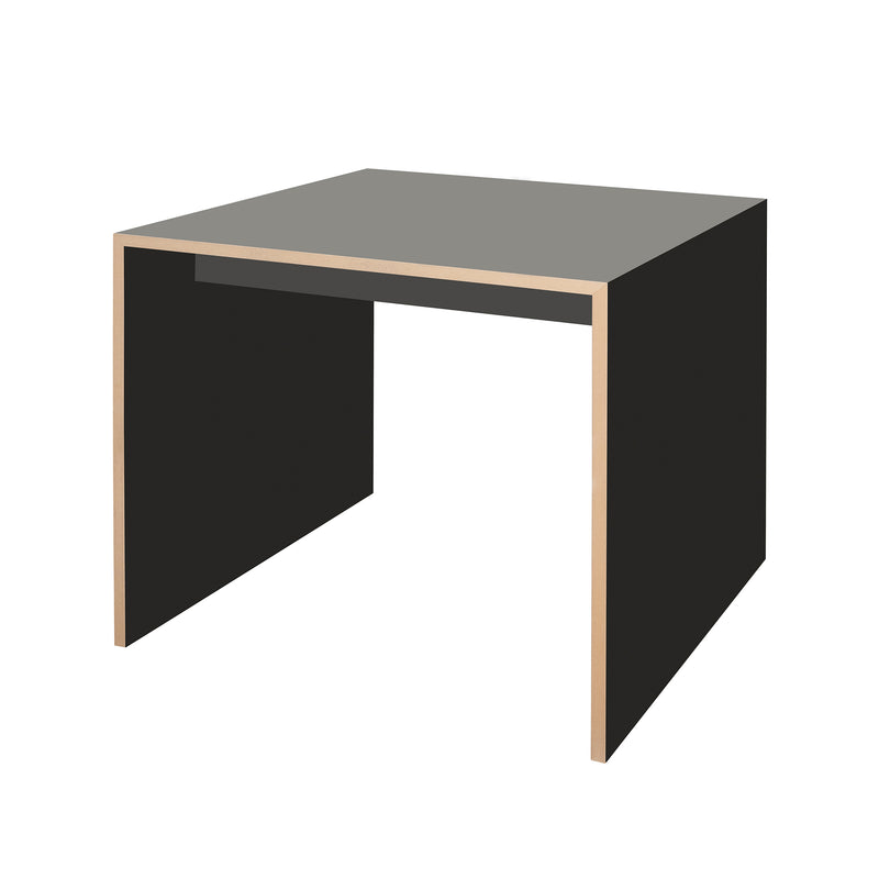 Tojo - freistell Tisch | 80 x 80 cm / anthrazit