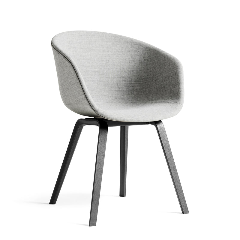 HAY - About A Chair AAC 23 | Kvadrat Remix 3 (123) / Eiche schwarz gebeizt