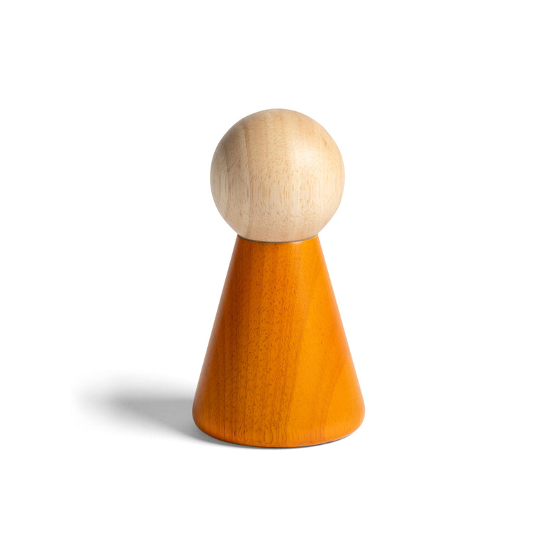 &klevering - Halma Salz- und Pfeffermühle H 15 | orange/nature