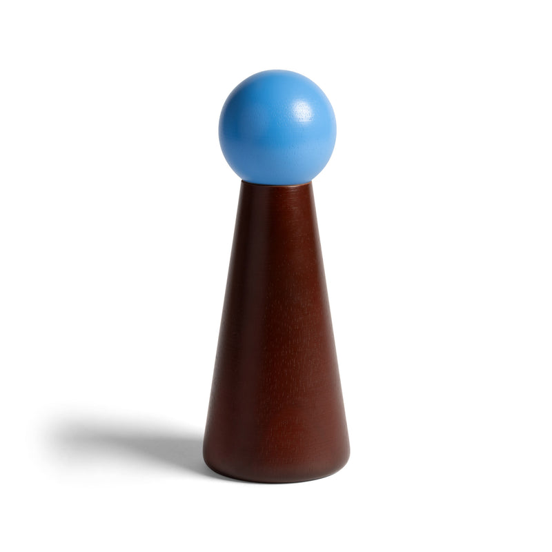 &klevering - Halma Salz- und Pfeffermühle H 21 | burgundy/blau