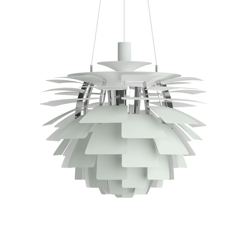 Louis Poulsen - PH Artichoke Pendelleuchte | Ø 60 cm / dusty green/high lustre chrome