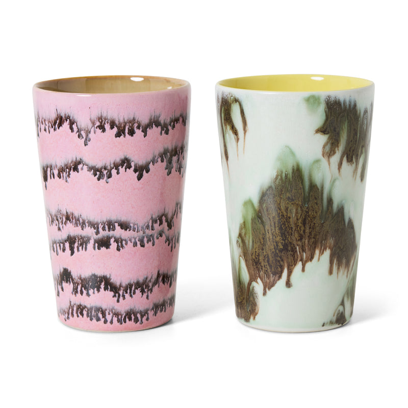 HKliving - 70's Teebecher | 2er-Set / baroque