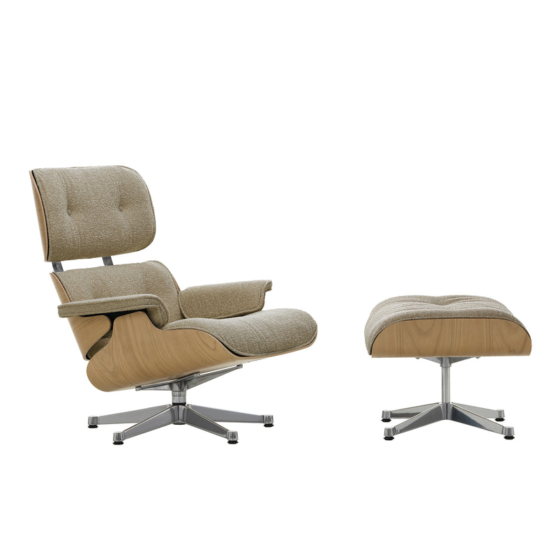 Vitra - Lounge Chair & Ottoman | Nubia bambus/terra / Kastanie natur / poliert