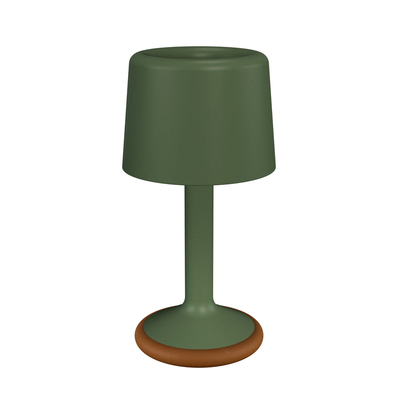 HOUE - Luu LED Solar-Akkuleuchte, beige | olive green