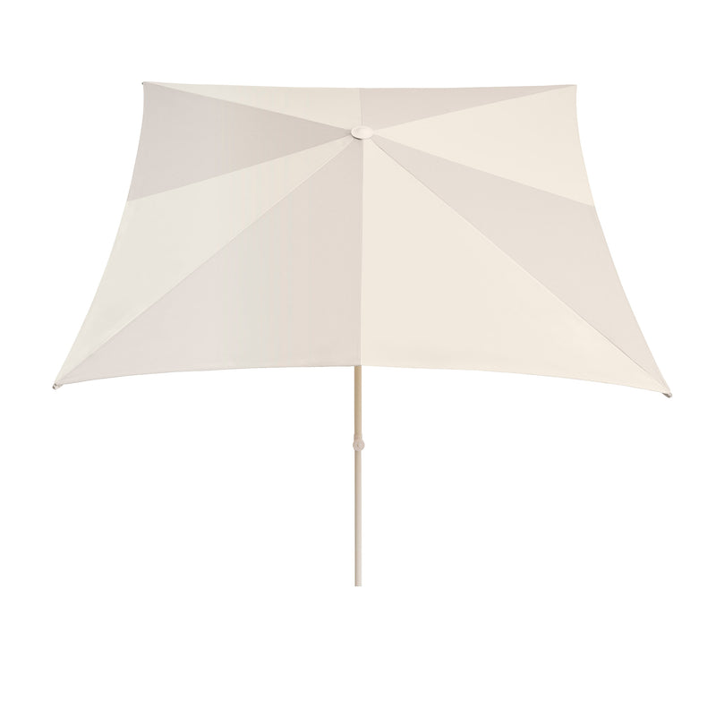 HAY - Terrazza Sonnenschirm | W240 x L240 x H170-250 cm / off-white and grey