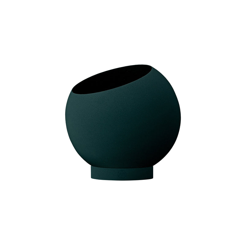 AYTM - Globe Blumentopf | Ø 17 x H 15,4 cm / forest/forest