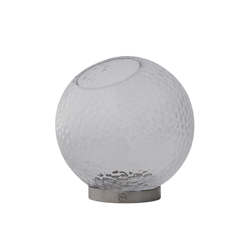 AYTM - Globe Bubbles Vase | Ø 17 cm / silber