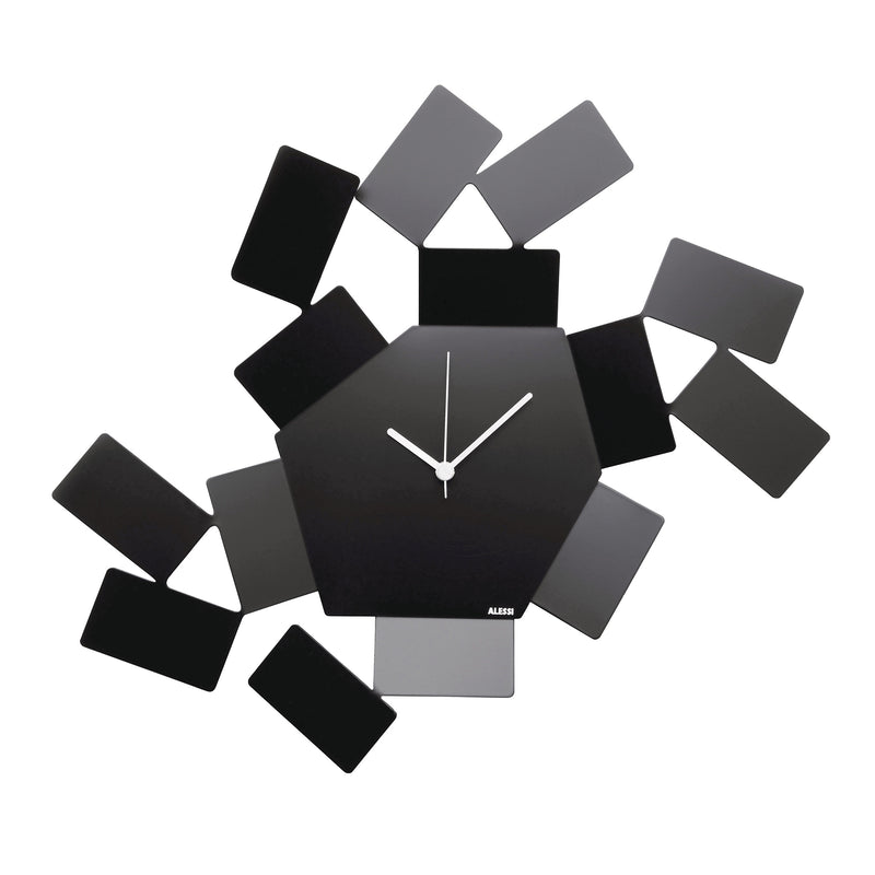 Alessi - La Stanza Dello Scirocco Wanduhr | schwarz