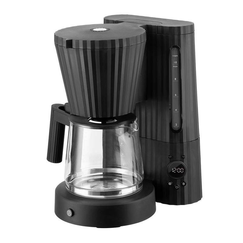 Alessi - Plissé Filterkaffeemaschine | schwarz