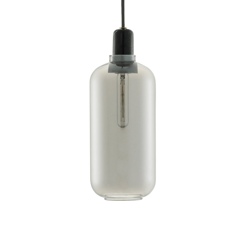 Normann Copenhagen - Amp Pendelleuchte | L / schwarz/rauch