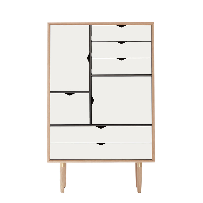 Andersen Furniture - S5 Kommode | weiß / Eiche geseift