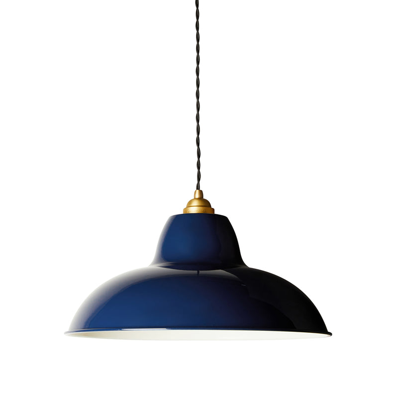 Anglepoise - Original 1227 Midi Wide Messing Pendelleuchte | ink blue