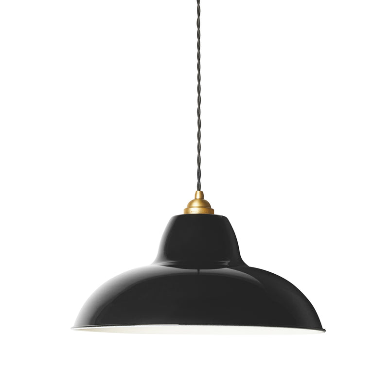 Anglepoise - Original 1227 Midi Wide Messing Pendelleuchte | jet black