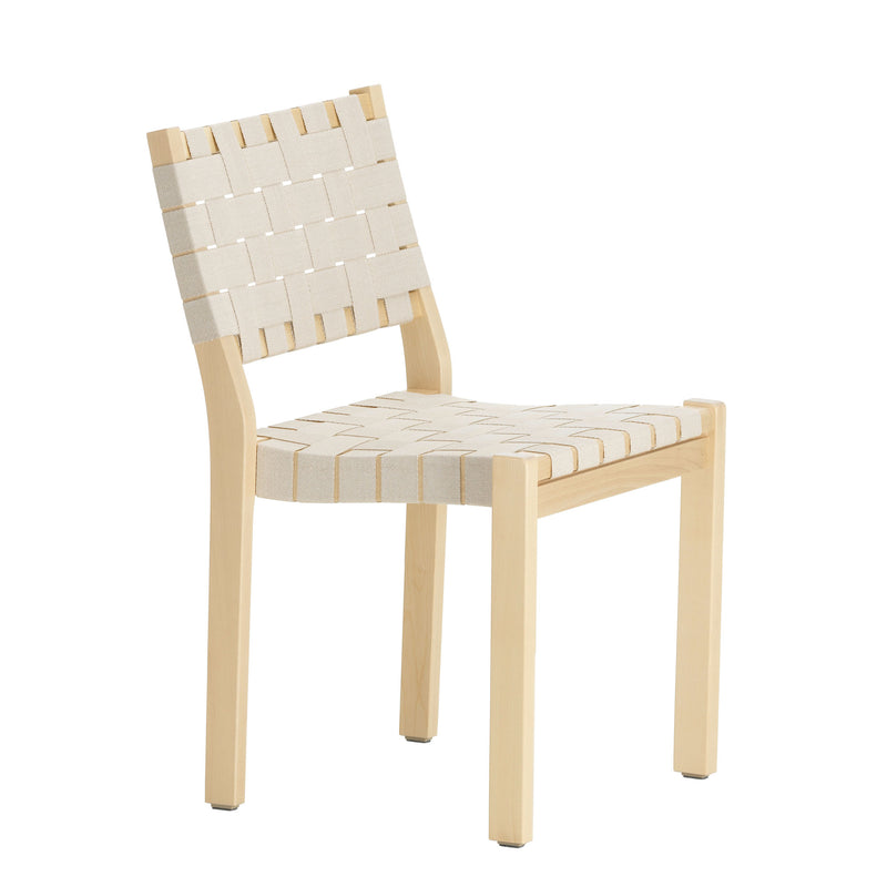 Artek - Stuhl 611 | natur-weiß gemustert