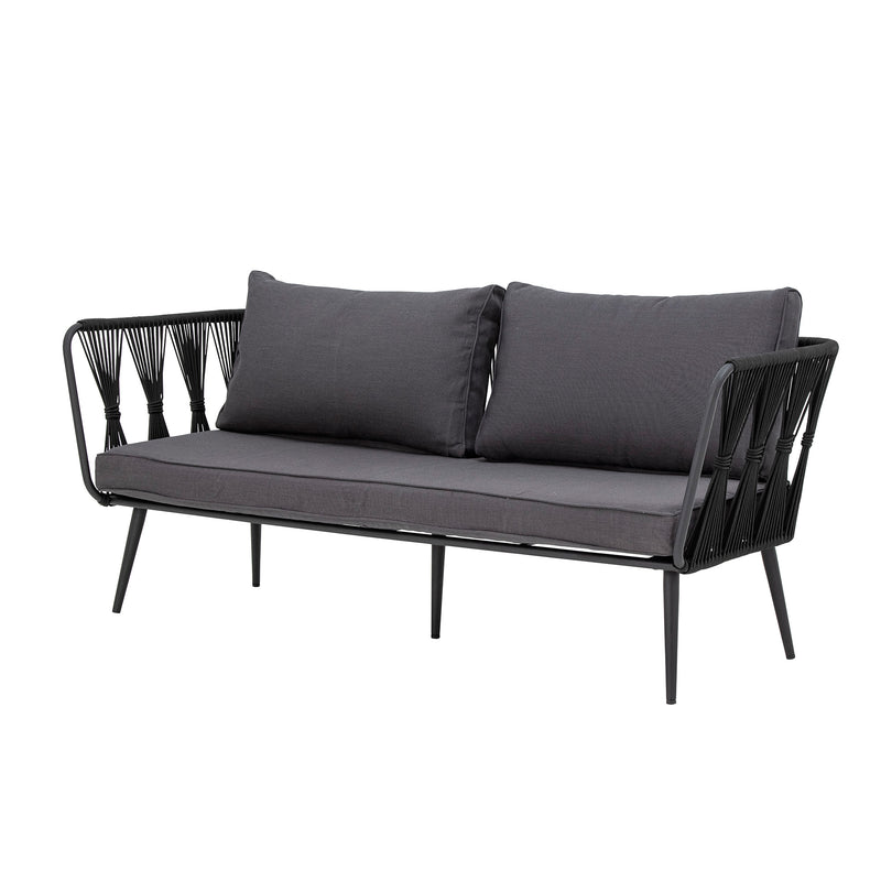 Bloomingville - Pavone Outdoor Sofa | schwarz