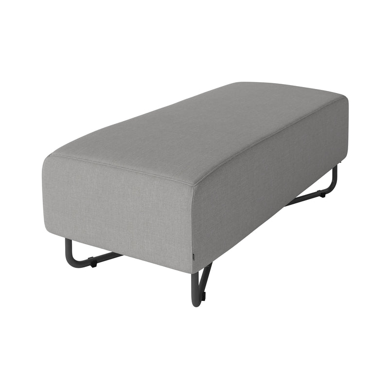 Bolia - Orlando Outdoor Pouf | Brezza hellgrau / 50 x 100 cm