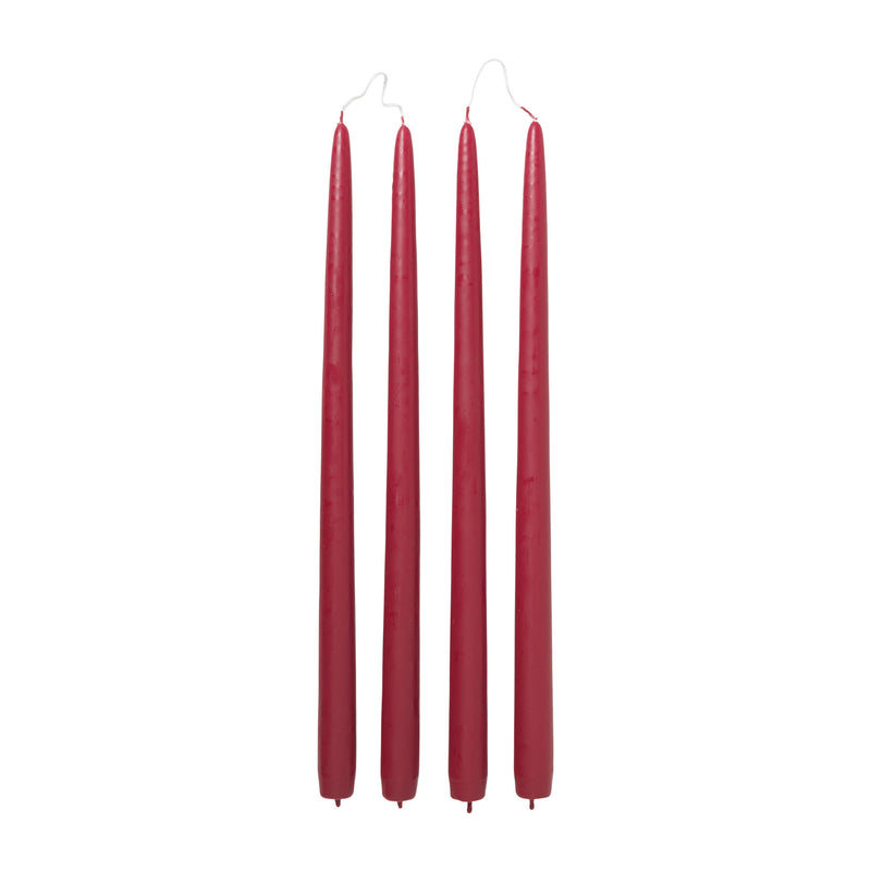Broste Copenhagen - Getauchte Stabkerze | truly red