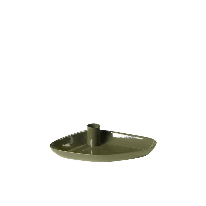 Broste Copenhagen - Mie Kerzentablett | 10 x 8 x 2 cm / grape leaf green