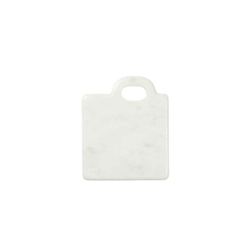 Broste Copenhagen - Olina Schneidebrett | Marmor weiß / 14 x 17 cm