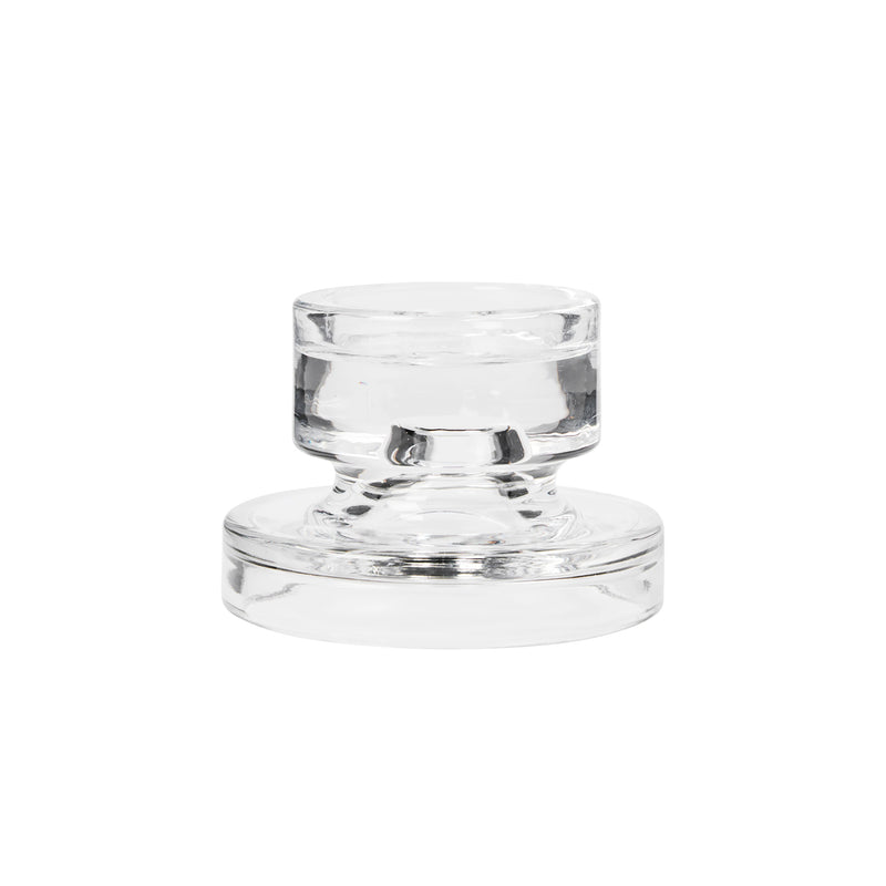 Broste Copenhagen - Petra Kerzenständer | Ø 11 x H 8 cm / clear