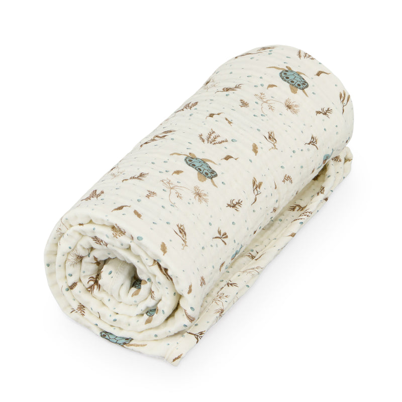 Cam Cam Copenhagen - Musselin Decke | sea garden