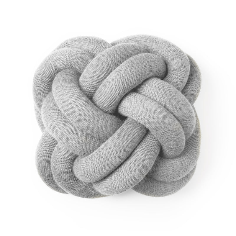 Design House Stockholm - Knot Kissen | hellgrau