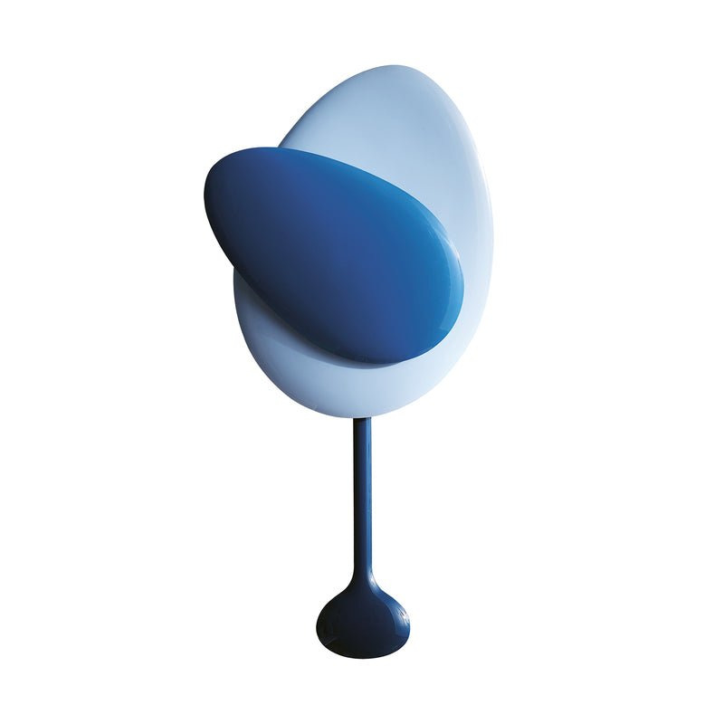Design House Stockholm - Mellow Wanduhr | blau