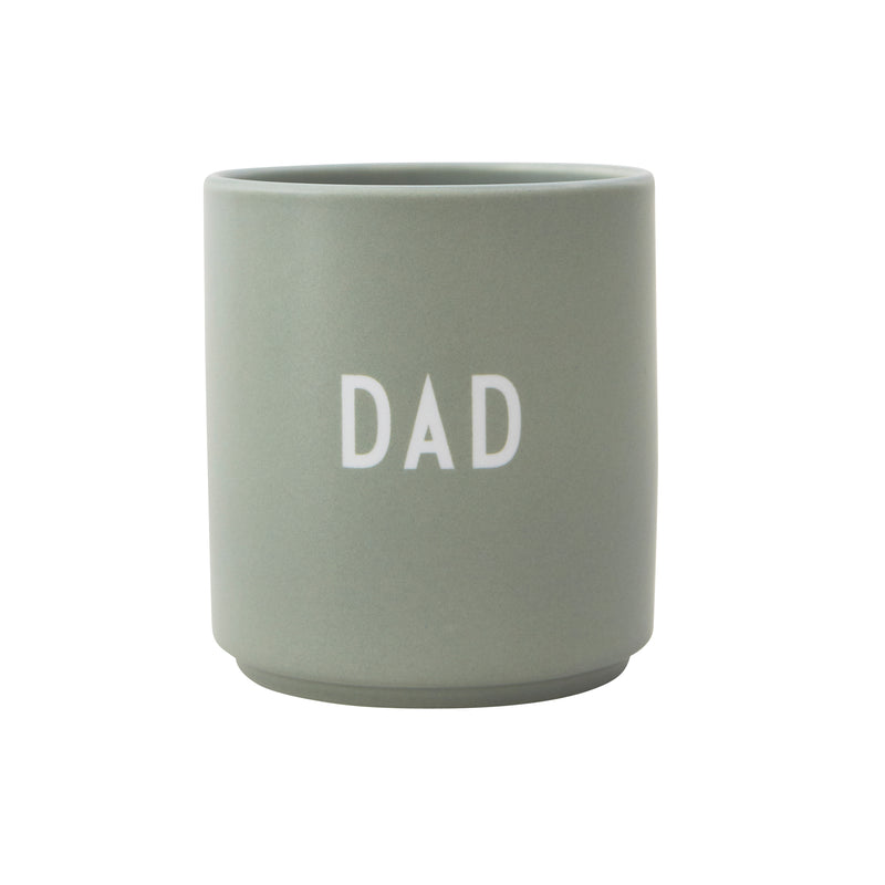 Design Letters - AJ Favourite Porzellan Becher | Dad / green