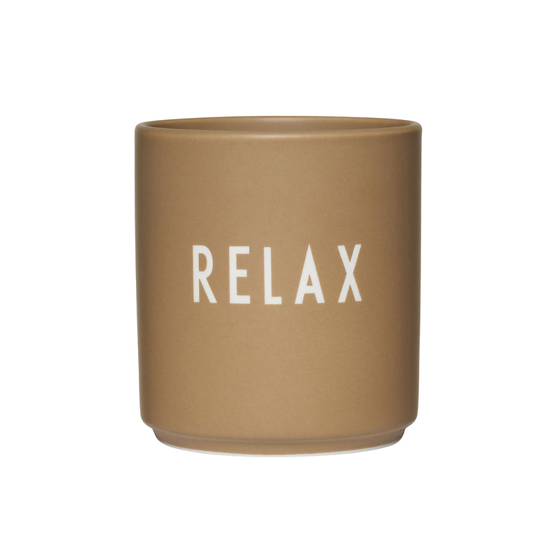 Design Letters - AJ Favourite Porzellan Becher | Relax / camel