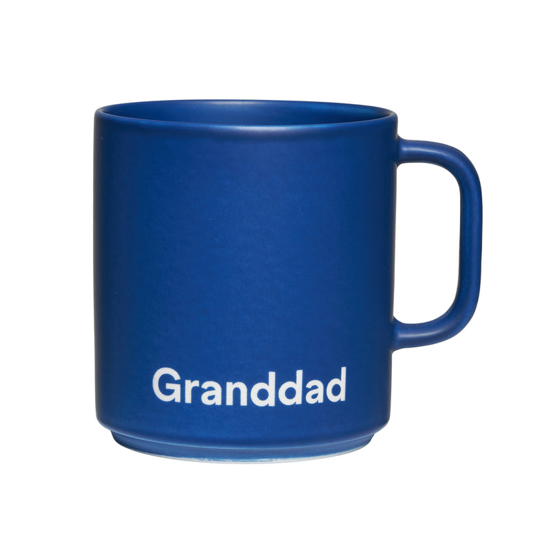 Design Letters - VIP Favourite Porzellan Becher mit Henkel | Granddad