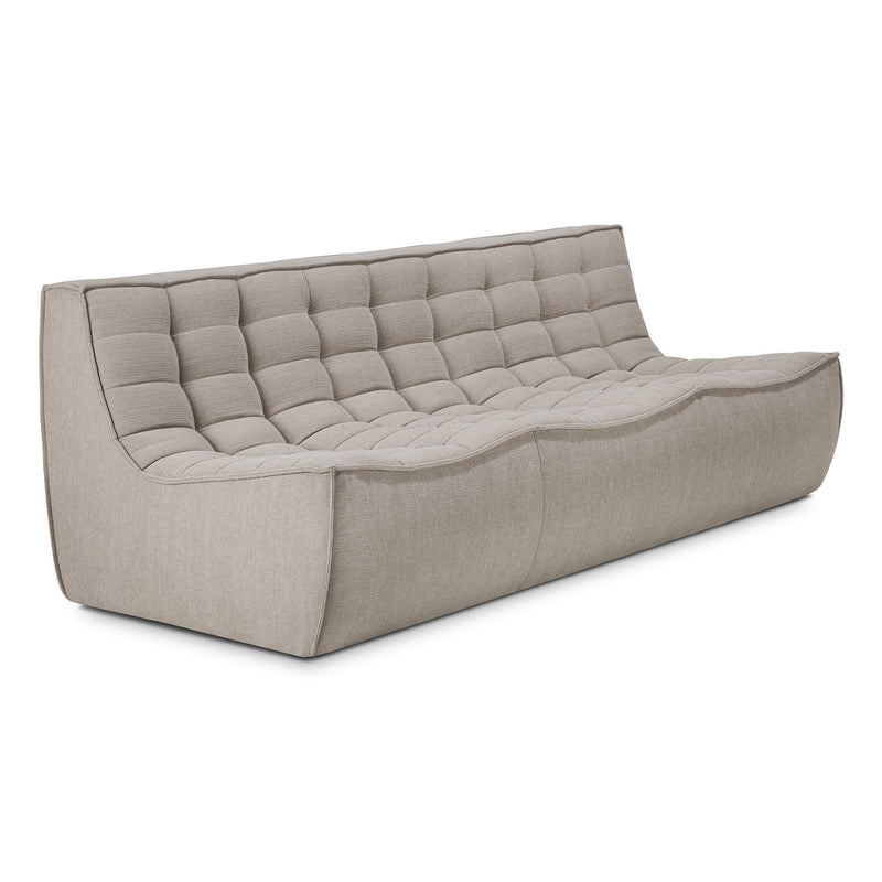 Ethnicraft - N701 3-Sitzer Sofa | Eco ecru