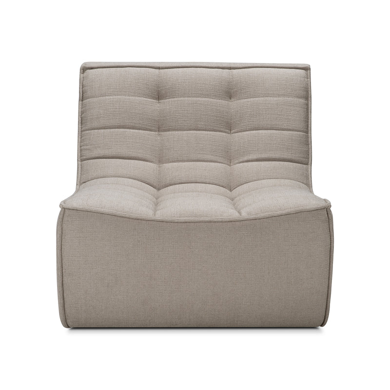 Ethnicraft - N701 Sessel, beige | Eco ecru