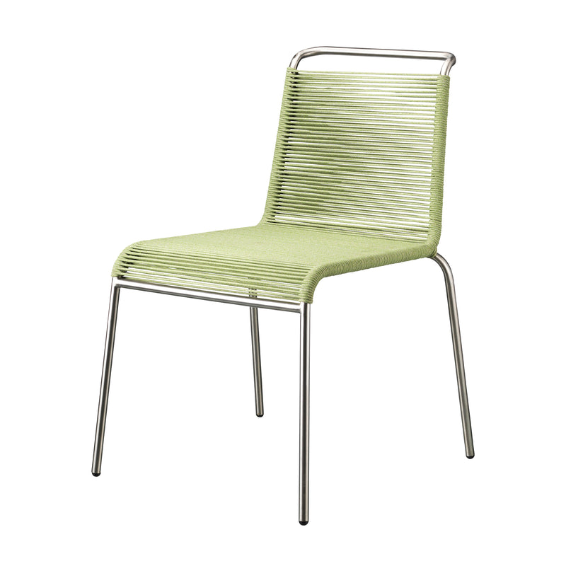 FDB Møbler - M20 Teglgård Outdoor Stuhl | Kordel grün