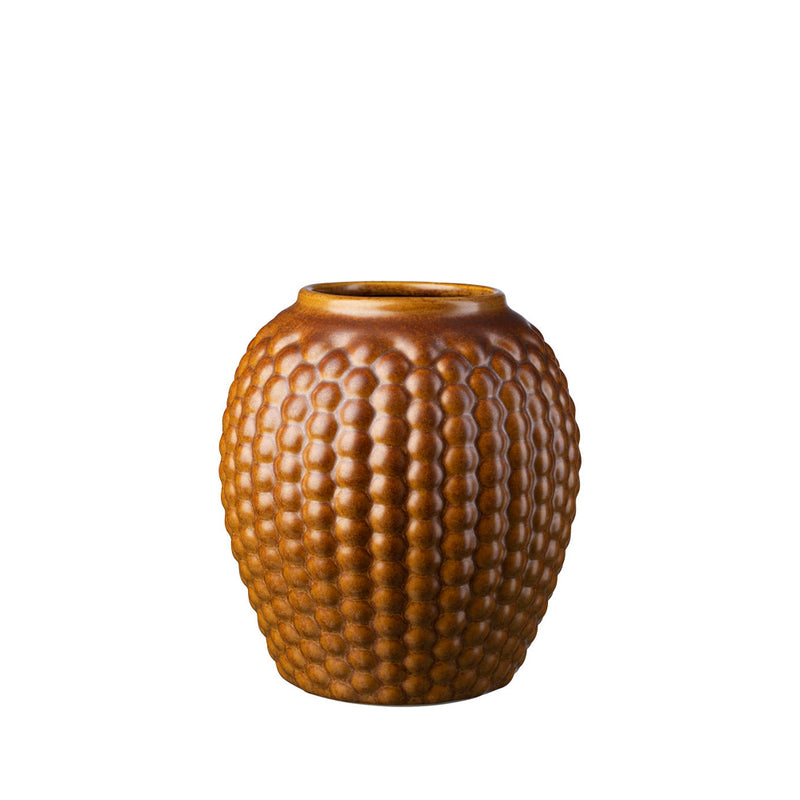 FDB Møbler - S7 Lupin Vase | Ø 19,5 x H 22 cm / golden brown