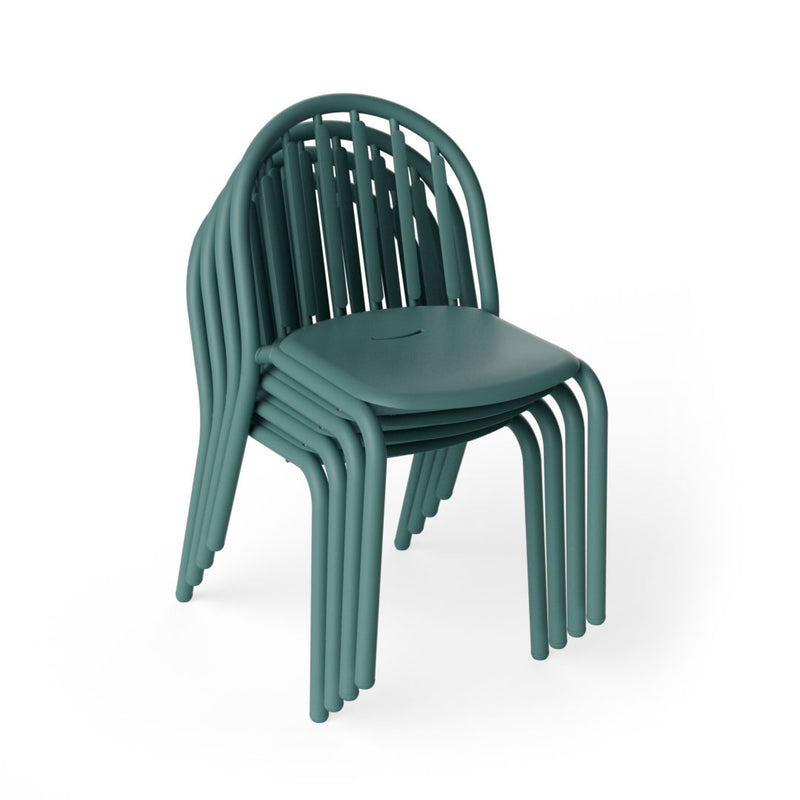 Fatboy - Fred's Outdoor Stuhl | 4er-set / dark sage green