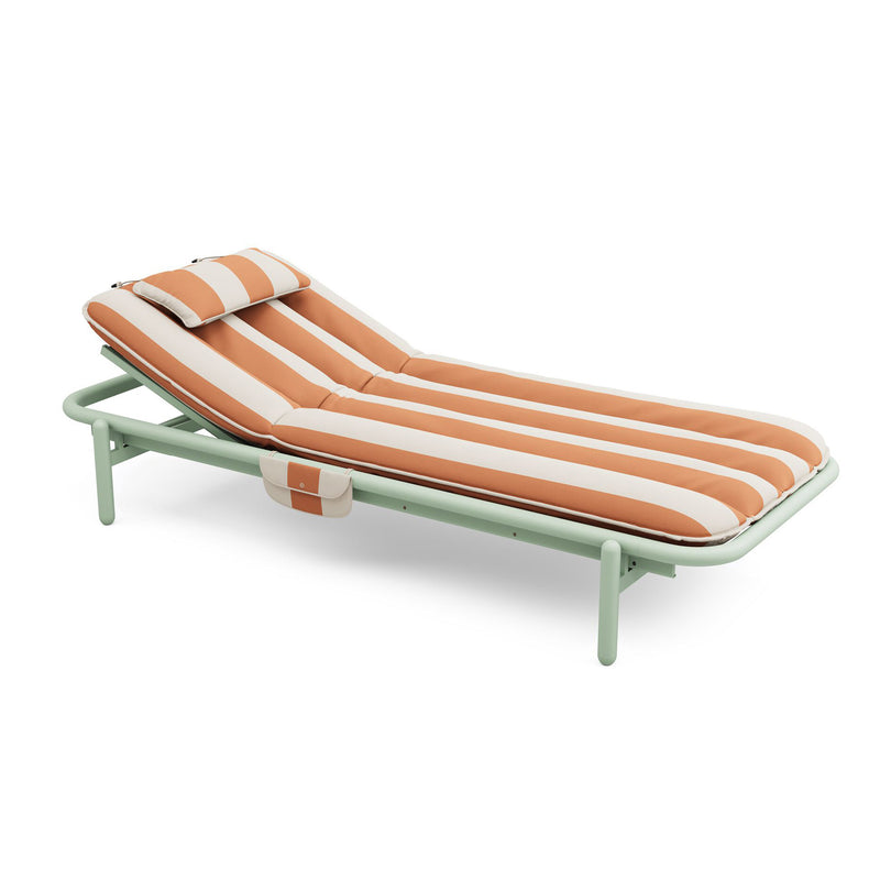 Fatboy - Sunbun Outdoor Daybed | stripe orange / mist green