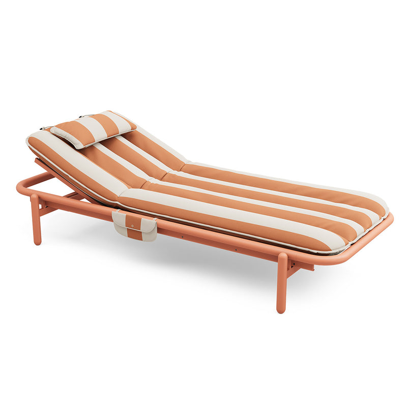 Fatboy - Sunbun Outdoor Daybed | stripe orange / terracotta