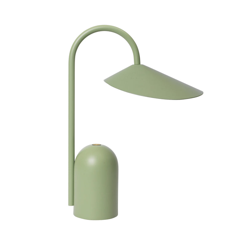 Ferm Living - Arum Akku LED-Tischleuchte | tea green