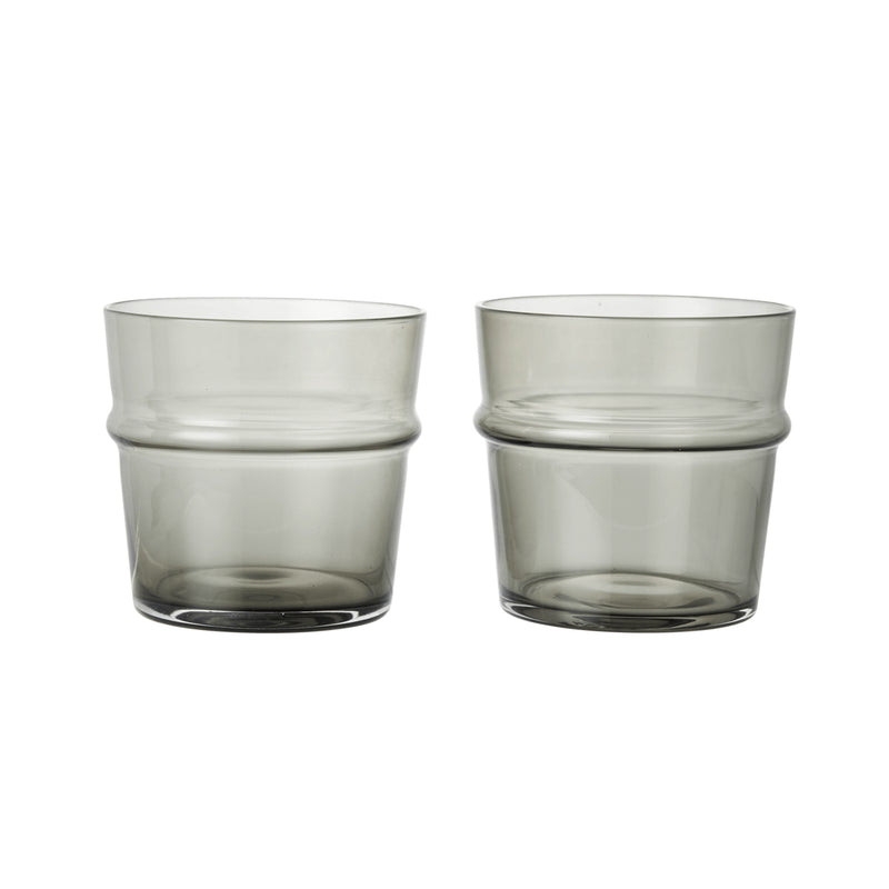 Ferm Living - Boya Trinkglas | 30 cl / smoked grey