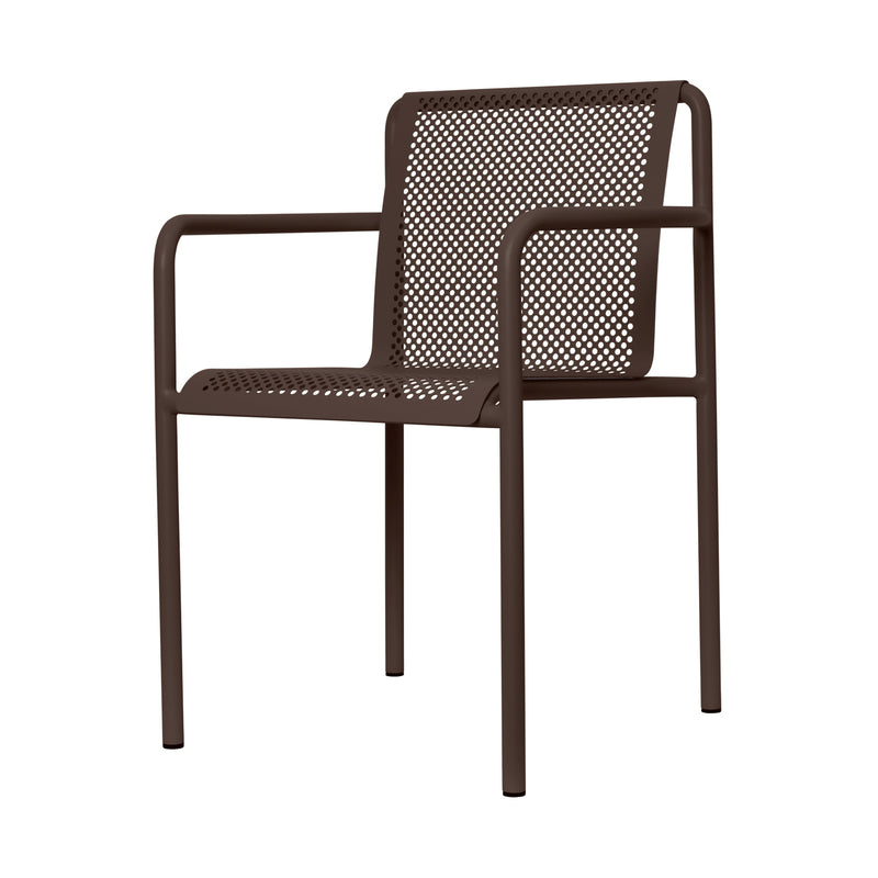 Ferm Living - Dapple Gartenarmlehnstuhl | dark chocolate