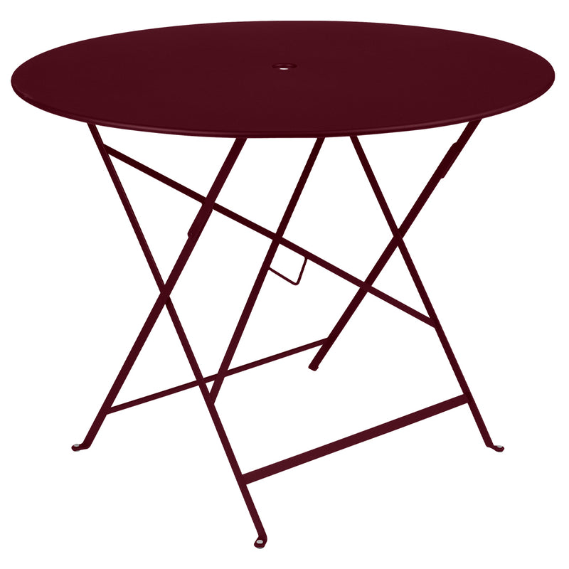 Fermob - Bistro Klapptisch Ø 96 cm | B9 schwarzkirsche